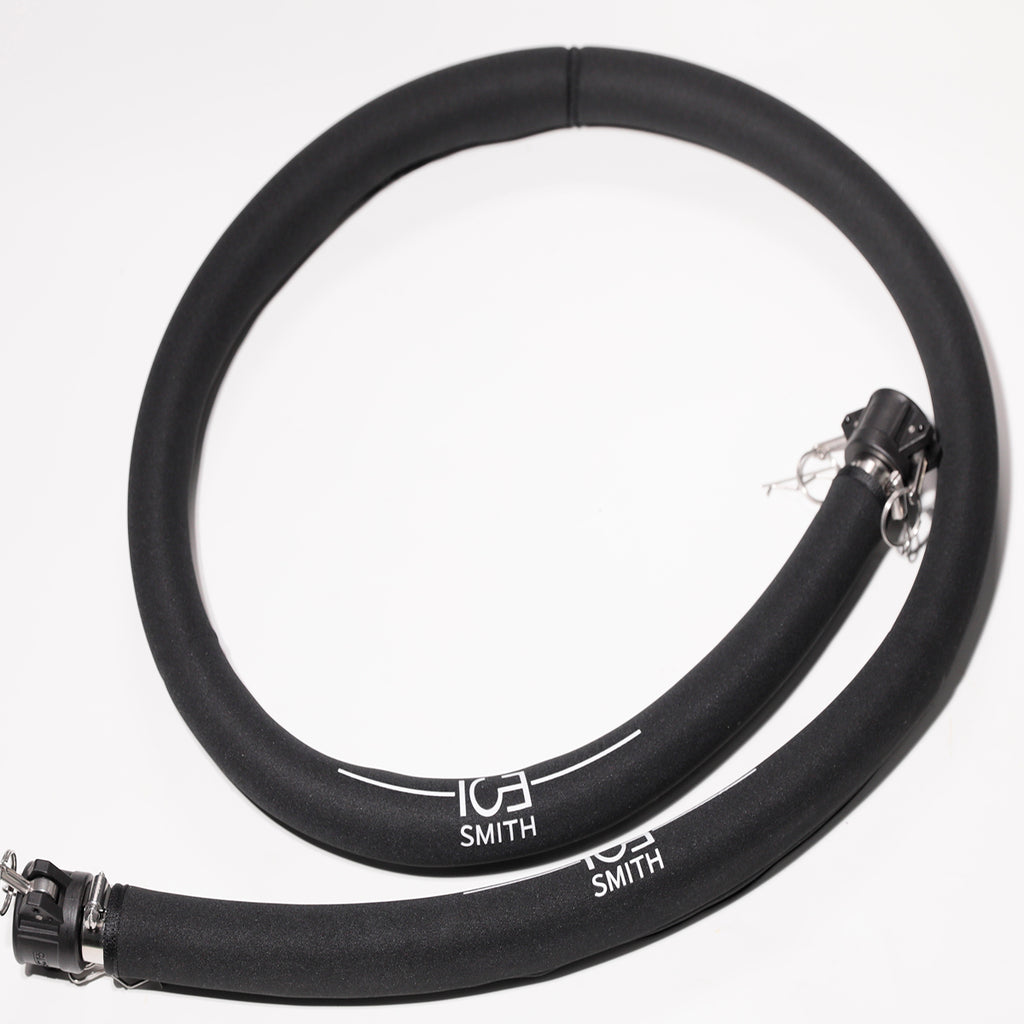 Highly efficient thickened insulation pipe for cold plunge