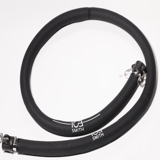 Highly efficient thickened insulation pipe for cold plunge